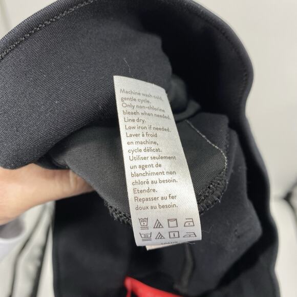 SPANX The Perfect Black Ponte Ankle Pants Size XS Skinny Back Pockets 20202R - Picture 10 of 12